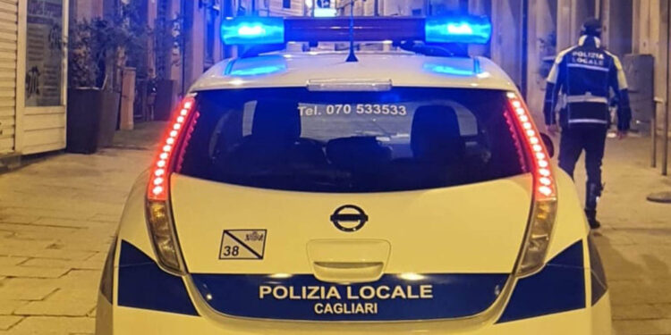 Controlli della Polizia Municipale di Cagliari