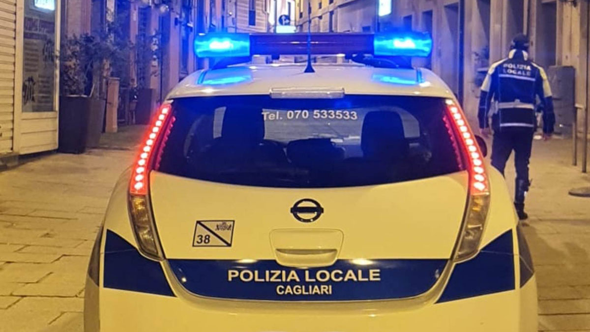 Controlli della Polizia Municipale di Cagliari