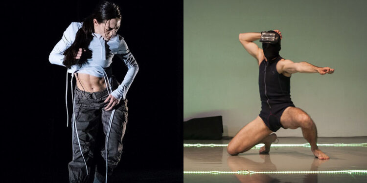 Da sinistra: “Trust/Unknown Woman” della Spellbound Contemporary ballet e “GRNDR_Date No One” di Andrea Zardi