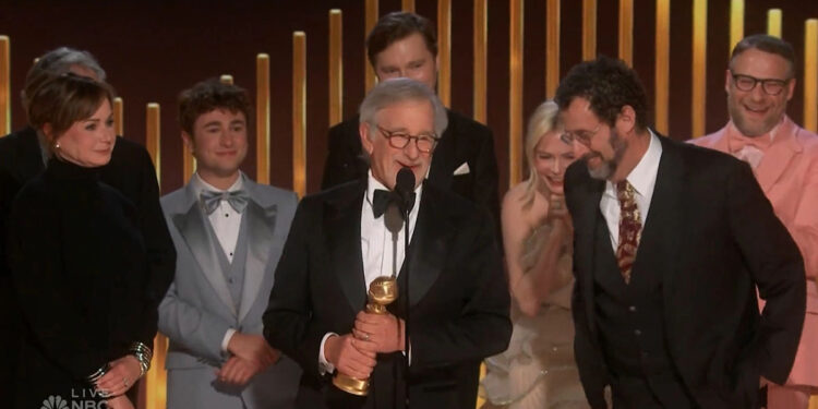 Steven Spielberg premiato alla 80esima edizione dei Golden Globe