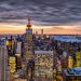Skyline di New York al tramonto. 📷 Depositphotos