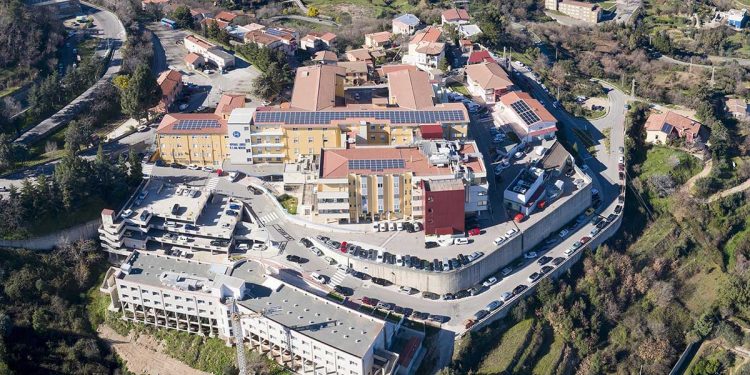 Panoramica dell'ospedale Nostra Signora della Mercede di Lanusei