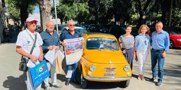 Raduno delle Fiat 500 ad Alghero