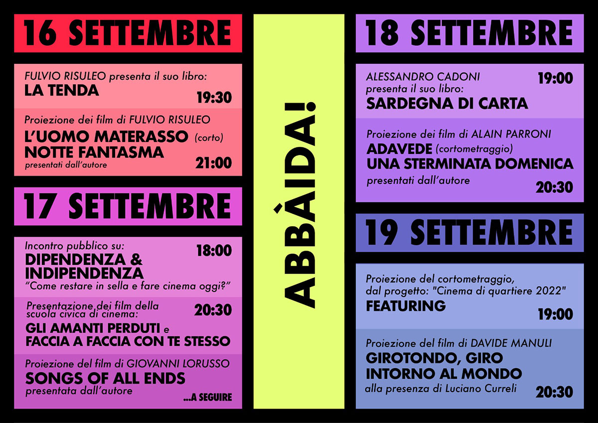 Festival Abbàida! programma 2024