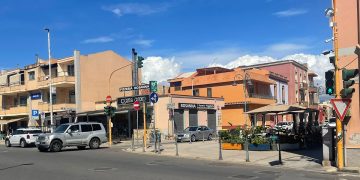 L'incrocio di Piazza Santa Maria a Quartu