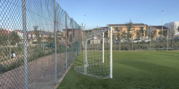 Un campetto di calcio a Cagliari