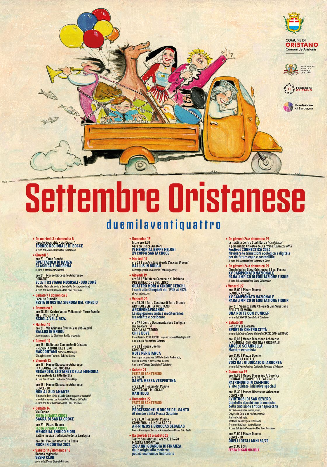 Programma Settembre Oristanese 2024